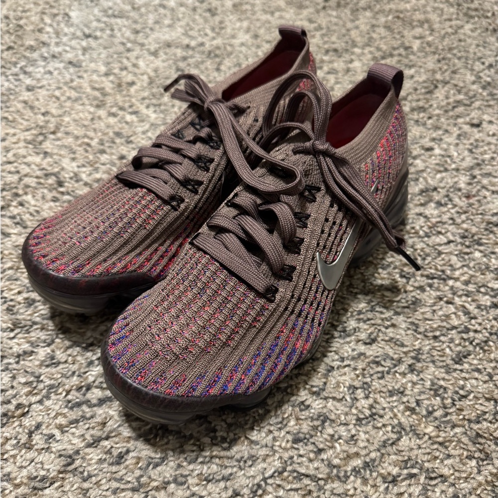Nike Brown and Pink Athletic Shoes